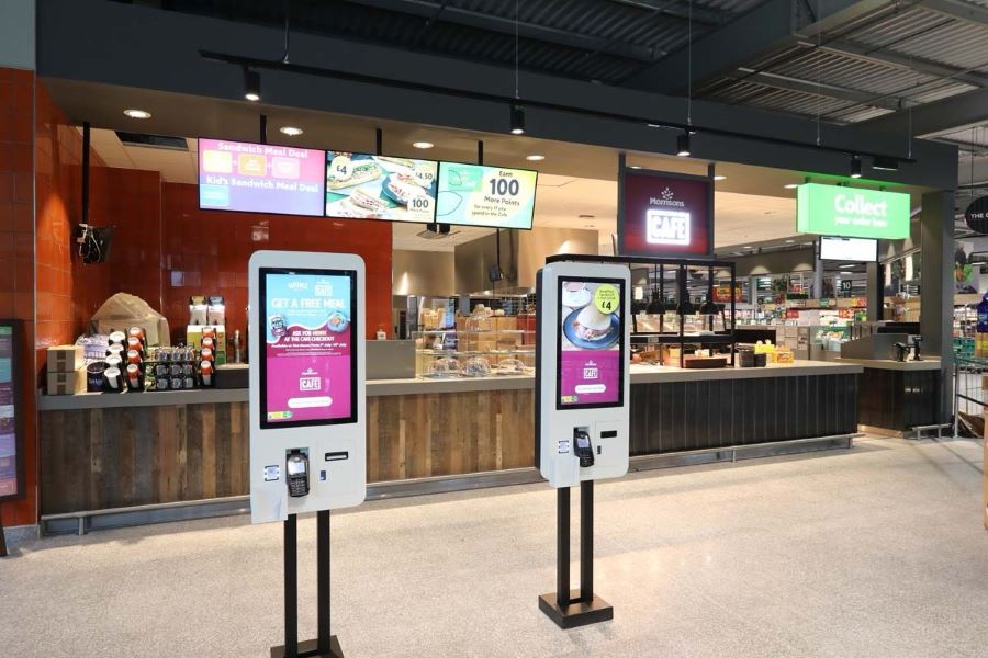 Morrisons deploys digital kiosks, Bishopbriggs, July 2024