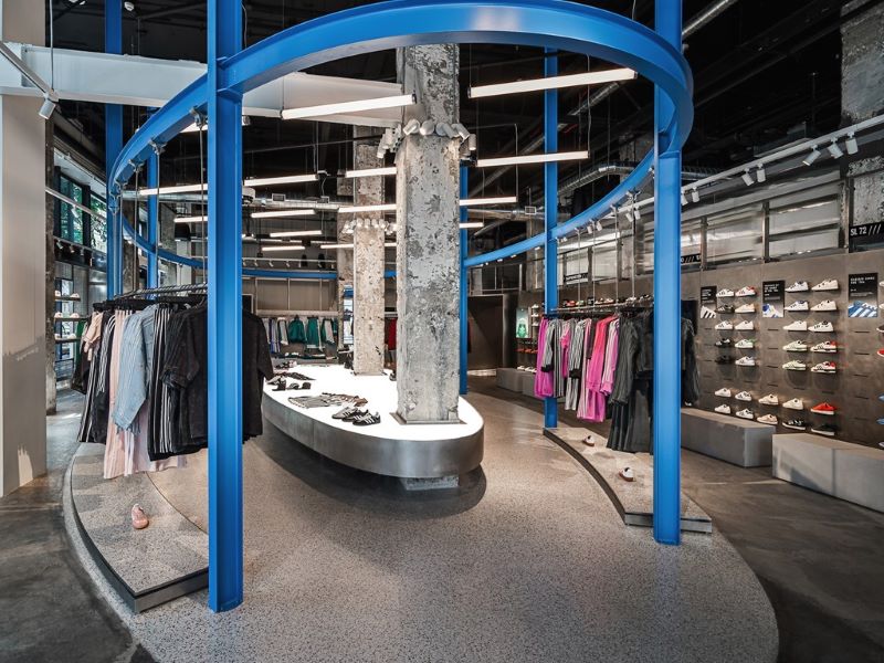 Adidas goes industrial in a neo-classical building - downtown LA: September 2024