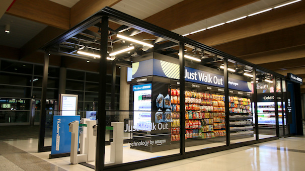 Hudson News opens a 'staff-free' store in Dallas Love Field airport. March 2021